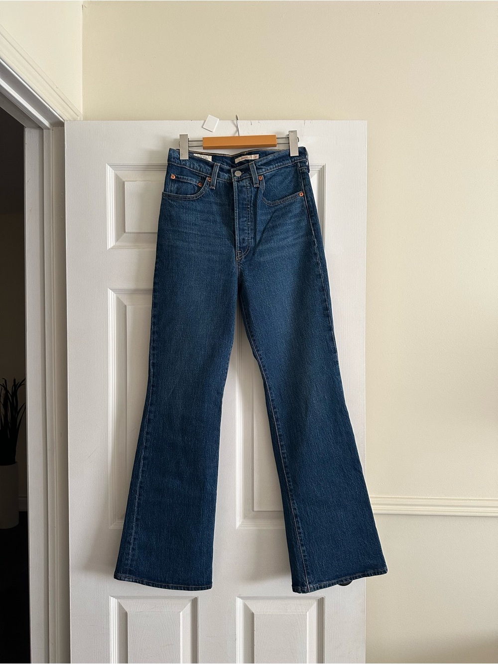 Levi's Women's Dark Blue Flare Jeans